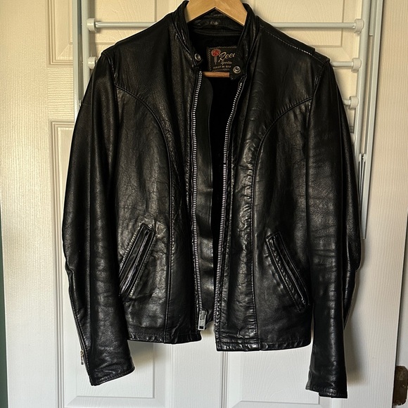 Racer Black Leather Jacket for Women - Picture 1 of 13